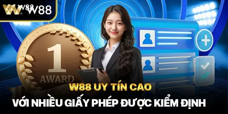 Hình ảnh giao diện đăng ký tài khoản của giấy phép hoạt động W88.